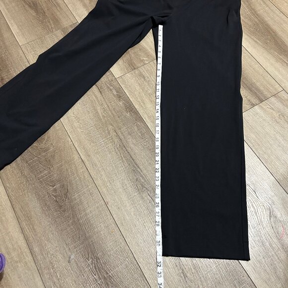 LULULEMON Luxtreme Mid Rise Straight Leg Black Trouser Pants Women's Medium ~EUC - Picture 12 of 16